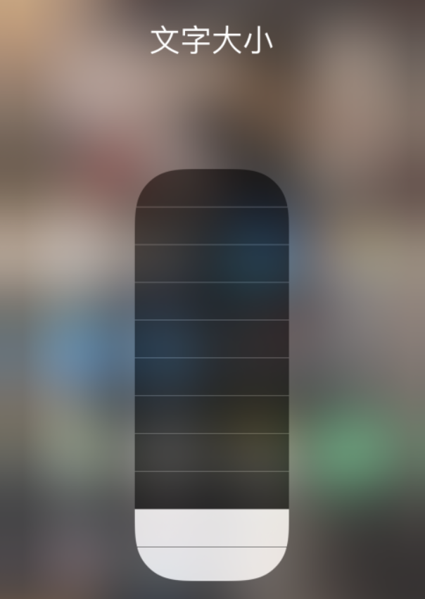 甘肃苹果手机维修分享小技巧：在 iPhone 控制中心快速调节字体大小 