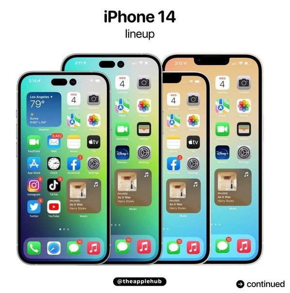 甘肃苹果14维修分享iPhone 14全家福 